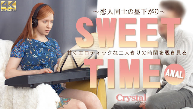 Kin8tengoku3958 金发尤物Crystal 极品巨乳 私密时光偷窥 爆操内射