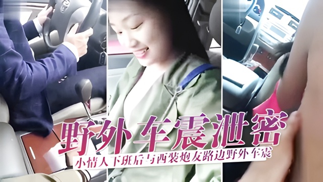 [无码] 人妻野外车震被偷拍 西装炮友狂干骚穴内射